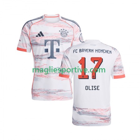 Completo Calcio Bayern Monaco Michael Olise 17 Divisa Trasferta 2025-2026
